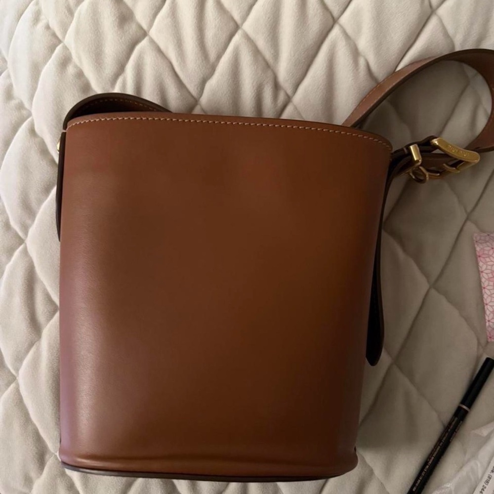 Miu Miu Tan Leather Women’s Bucket Bag - Picture 2 of 6